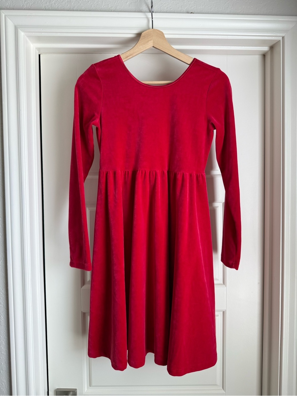 Hanna Andersson Velour Skater Dress